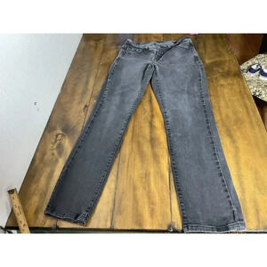 Levi’s 529 Pants Womens Size 8 Black Denim Curvy Stretch Skinny Leg Denim Jeans